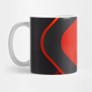 Abstract Art Orange Mug